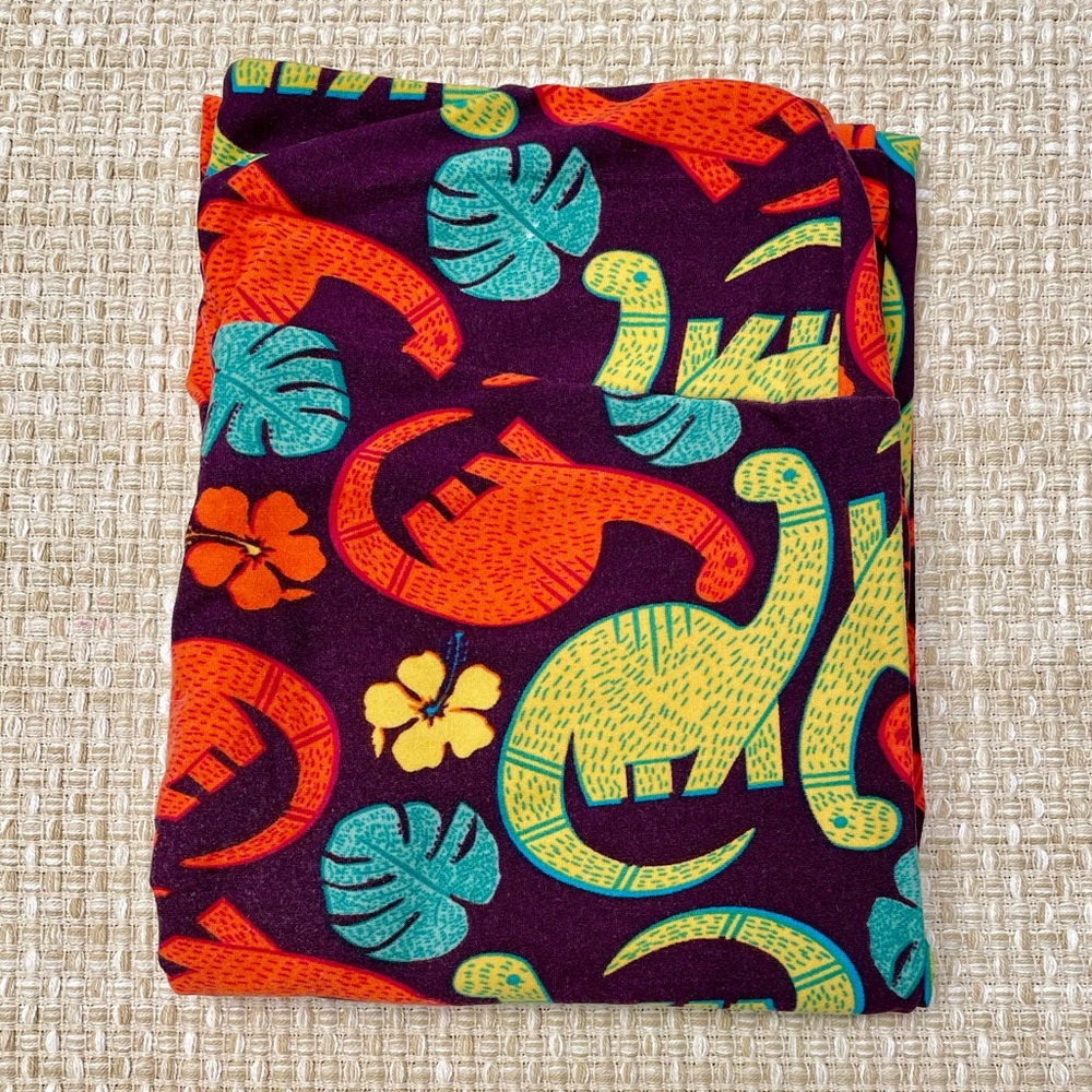 OS LuLaRoe Dinosaur Leggings